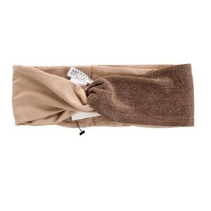 NWT $1995 BRUNELLO CUCINELLI Luxe tan / brown Monili Headband Head Band